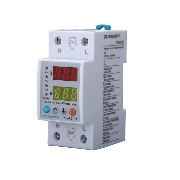Bộ bảo vệ dòng điện áp điều chỉnh 63A