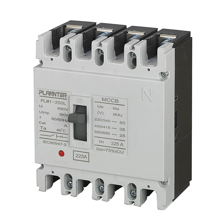 Bộ ngắt mạch vỏ đúc AC 4 cực 225A