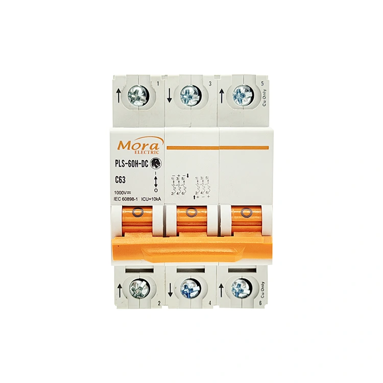 Bộ ngắt mạch DC 3 cực C65
